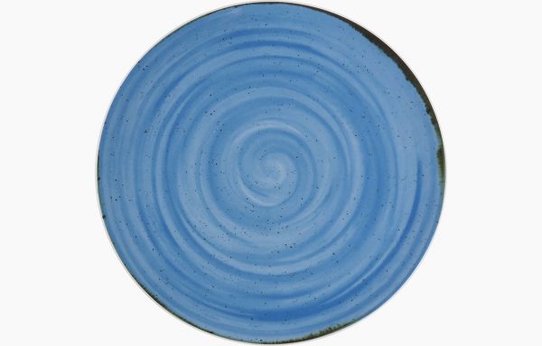 PRATO COUPE Ø32CM RUSTICO DARK BLUE